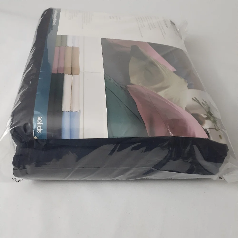 JCPenney Home Collection 230C Black Twin Sheet Set
